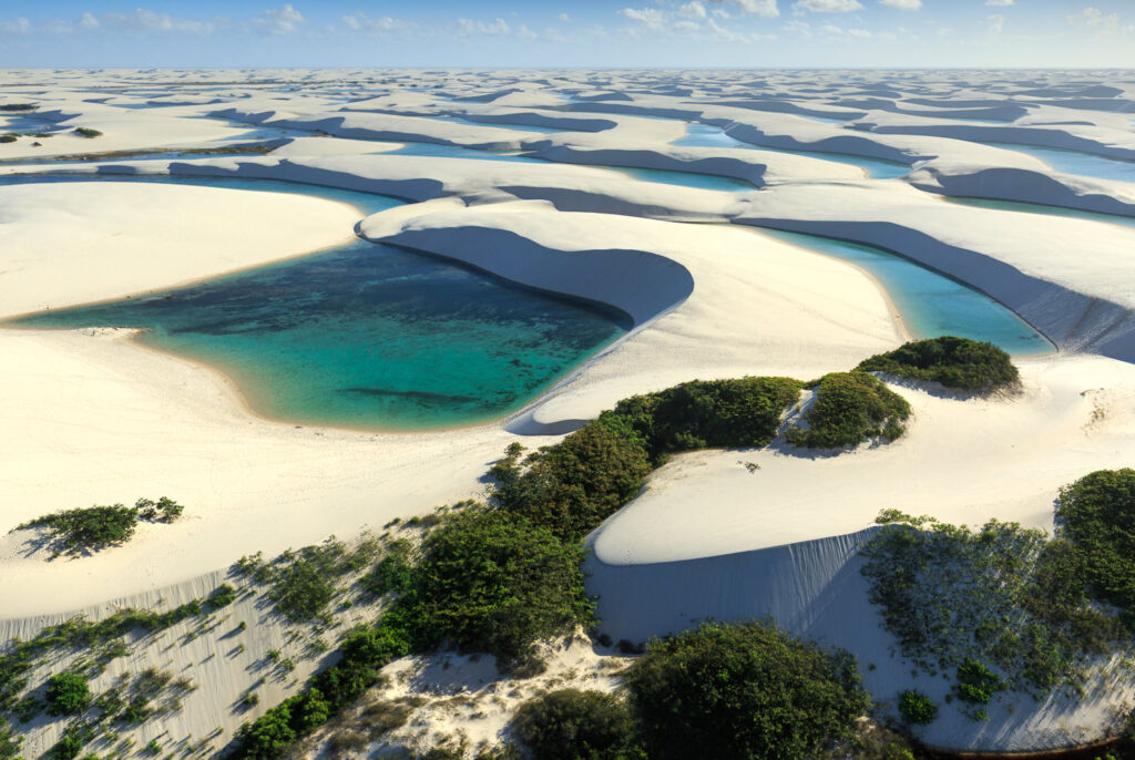 flooded sand dunes in Brazil, Lençois Maranhenses