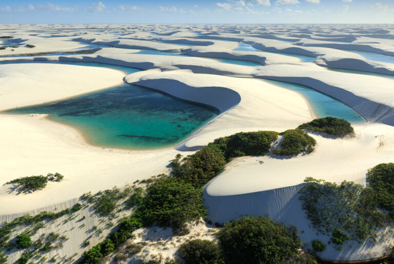 flooded sand dunes in Brazil, Lençois Maranhenses