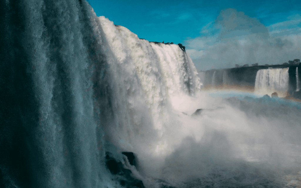 Moonbow in Iguassu Falls